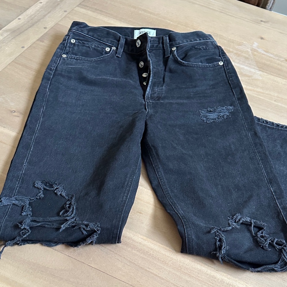 Agolde Charcoal Denim Jeans